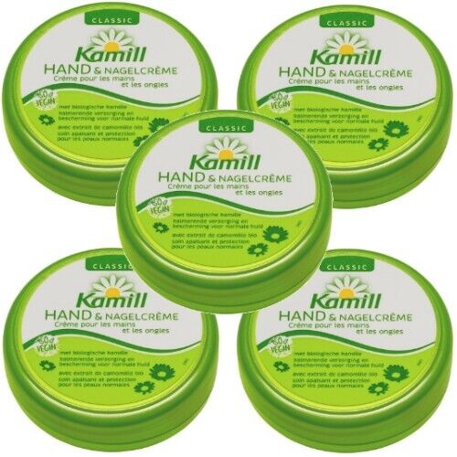 Kamill Hand & Nagelcreme Classic Pflege trockene Hände Handcreme 20ml POT 5er P