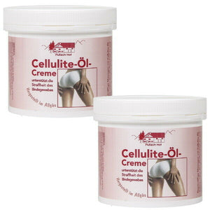Anti-Cellulite Öl Creme Balsam Bindegewebe Haut Straffung Körperpflege 250ml 2x