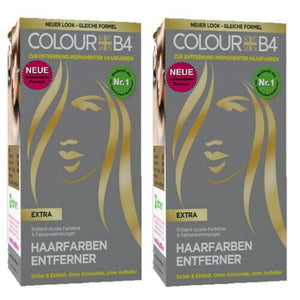 Colour B4 Haarfarben Entferner Extra für dunklen Farbtönen 180ml 2er Pack