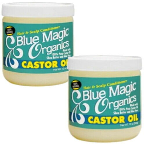Blue Magic Original Castor Oil Hair & Scalp Haar Kopfhaut Conditioner 340g 2x