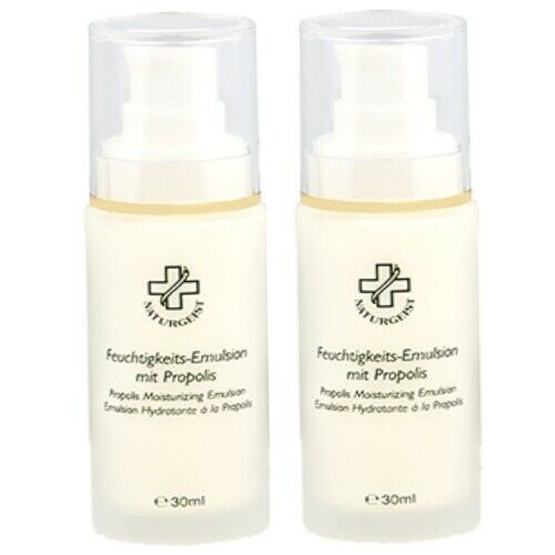 NATURGEIST Hagina Gesichtspflege Feuchtigkeits-Emulsion mit Propolis 30ml 2er