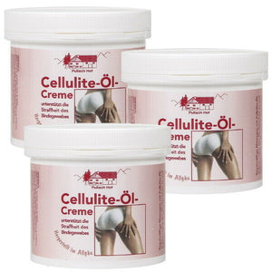 Anti-Cellulite Öl Creme Balsam Bindegewebe Haut Straffung Körperpflege 250ml 3x