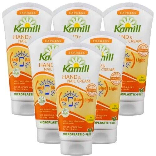 Kamill Hand & Nagelcreme EXPRESS Anti-Blue Light  Pflege Handcreme 75ml 6er Pack