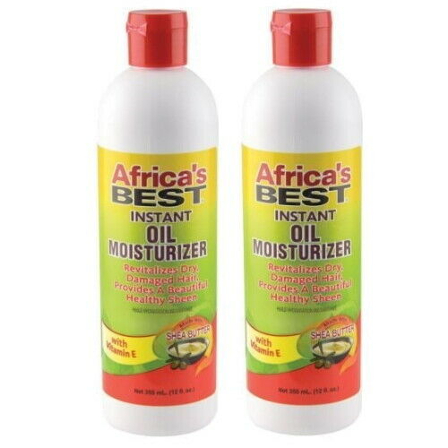 Africa`s Best Oil Moisturizer Revitalisierung Sheabutter Vit E Haarkur 355ml 2x
