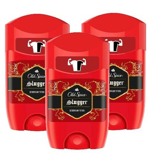 Old Spice SLUGGER Deodorant Stick -Deodorant Stick 50ml pack of 3