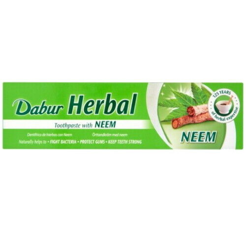 Dabur Herbal Kräuter NEEM Zahnpasta mit Neemextrakt Toothpaste 155g