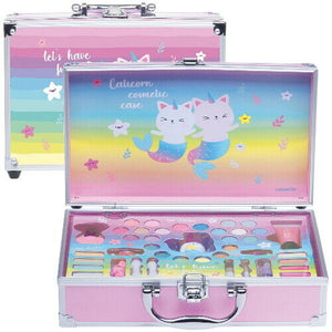 Kinder CATICORN Beauty Kosmetik Make-up Alu Schminkkoffer 41 teilig (81)