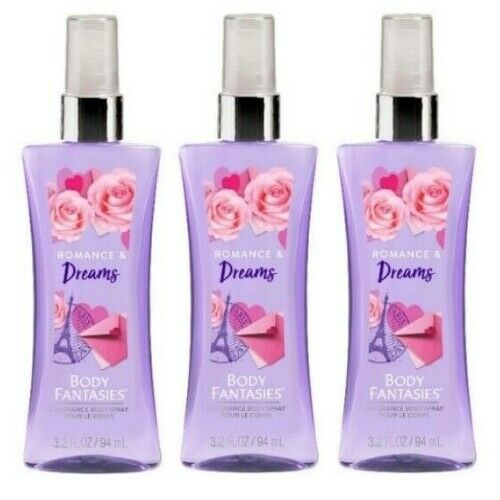 Body Fantasies Romance & Dreams Parfum Body Spray 94 ml WoW 3er Pack