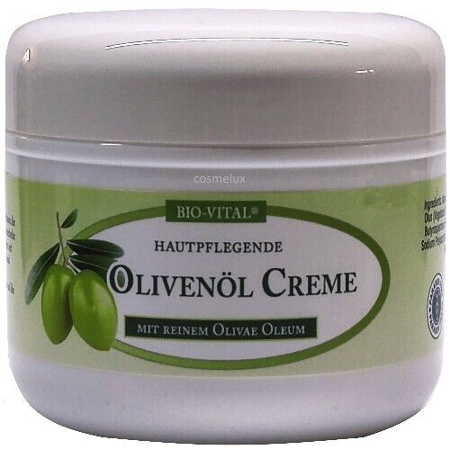 Bio-Vital Oliven Öl Creme Olivenöl Tagescreme Schützend Pflegend 250ml
