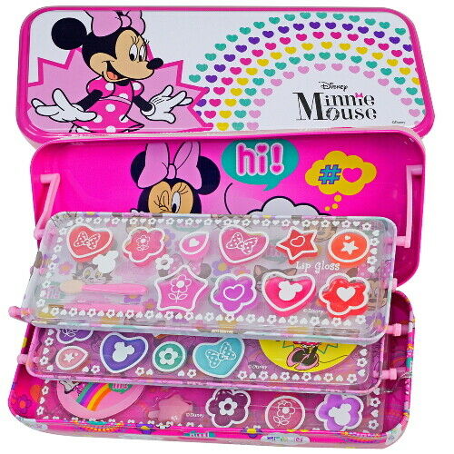 Super Girls Disney Minnie Mouse Beauty Kosmetik Lipgloss Schminke SET 30 teilig