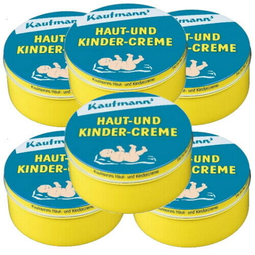 KAUFMANN`S Haut u. Kindercreme Kinder Hautpflege Creme 250 ml 6er Pack