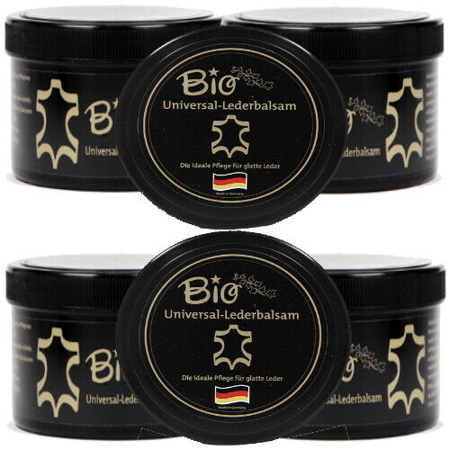 BIO Lederbalsam Universal Lederpflege mit echtem Bienenwachs 250ml (s) 6er Pack