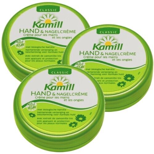 Kamill Hand & Nagelcreme Classic Pflege trockene Hände Handcreme 20ml POT 3er P