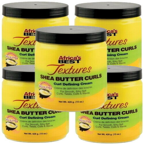 Africa's Best Textures Shea Butter Curls Defining Cream Locken Creme 426g 5x