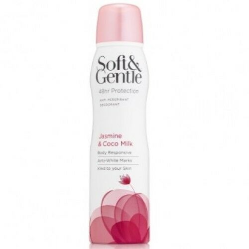 SOFT & GENTLE Jasmine & Coco Milk 48H Antitranspirant Deodorant Sensitive 150ml