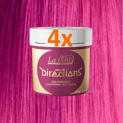 LaRiche Directions Haarfarbe Carnation Pink Direktziehend Haartönung 88ml 4er P.