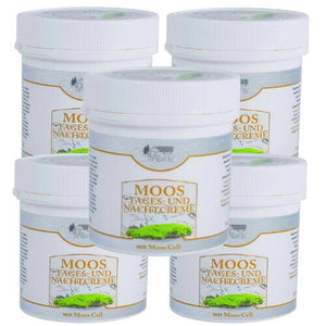 MOOS CREME 125ml Tages- & Nachtcreme Mooscreme Hautcreme Hautpflege Salbe 5er P.