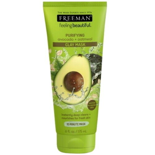 Freeman Prufiying Clay Mask Avocado Oatmeal Reinigungs Maske Große Tube 175ml