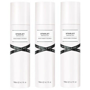 MISS SO...?  STARLET White Musk & Coconut Body Mist Parfum Spray 140 ml 3er Pack