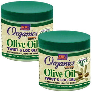 Africa's Best Originals Oliven Öl Twist & Loc Haar Gel Super Halt 426g 2er Pack