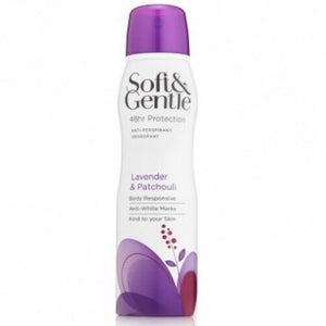 SOFT & GENTLE Lavender & Patchouli 48H Antitranspirant Deodorant Sensitive 150ml