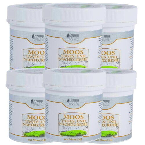 MOOS CREME 125ml Tages- & Nachtcreme Mooscreme Hautcreme Hautpflege Salbe 6er P.