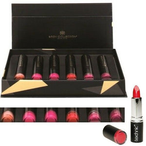 Body Collection Colour Capsule Lippenstift Super Lipstick Collection 6er SET WoW