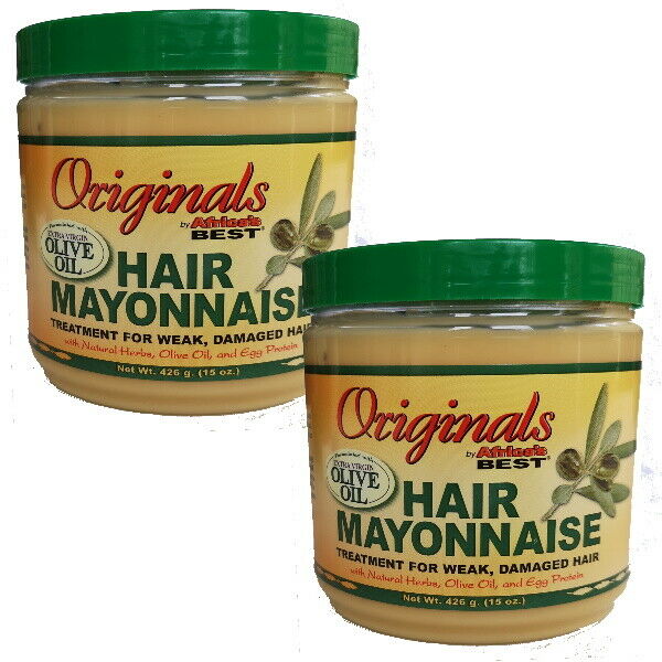 Africa's Best Originals Oliven Öl Hair MAYONNAISE für Geschädigtes Haar 426g 2er