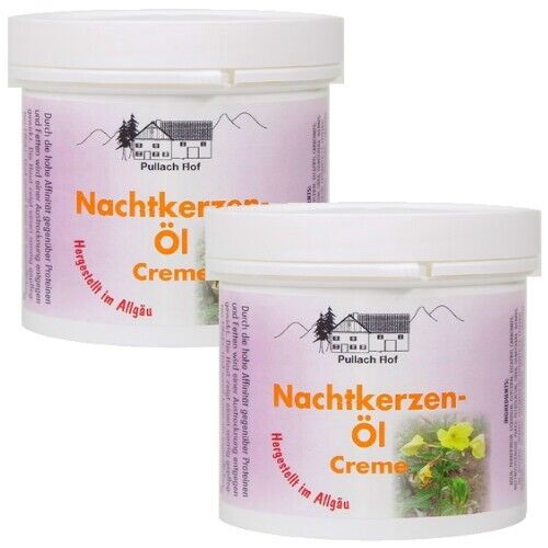 Nachtkerzen-Öl Creme Intensiv Hautpflege Gesichtspflege Neurodermitis 250ml 2er