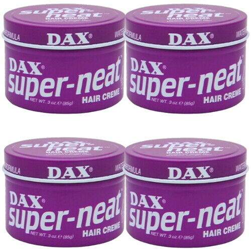 DAX Styling Haarwachs Super Neat Light Hair Creme Pomade Natural Look 99g 4er P.