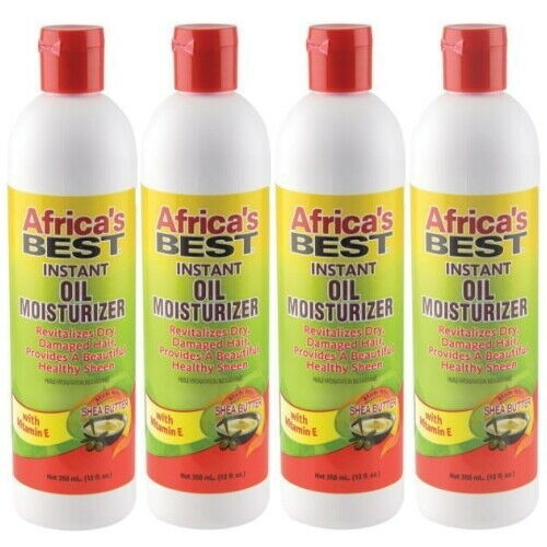 Africa`s Best Oil Moisturizer Revitalisierung Sheabutter Vit E Haarkur 355ml 4x