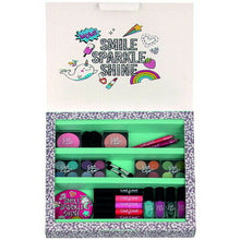 Laden Sie das Bild in den Galerie-Viewer, Super Teenager Make-up Beauty Box Kosmetik Geschenkset 21 teilig (e05)

