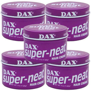 DAX Styling Haarwachs Super Neat Light Hair Creme Pomade Natural Look 99g 5er P.