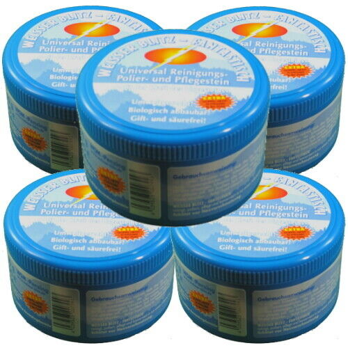 Weisser Blitz Fantastisch Polier & Putzstein Universal Reiniger Giftfrei 300g 5x