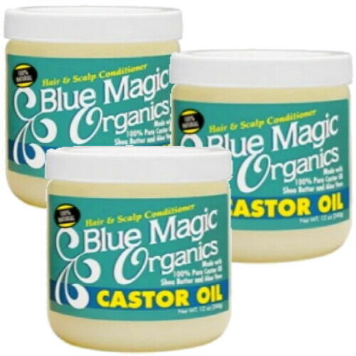 Blue Magic Original Castor Oil Hair & Scalp Haar Kopfhaut Conditioner 340g 3x