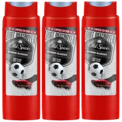 Old Spice STRONG SLUGGER Shower Gel / Duschgel 250ml 3er Pack
