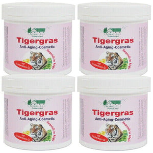 Tigergras Anti-Aging Creme Vom Pullach Hof 250ml Feuchtigkeits Tagescreme 4er P.