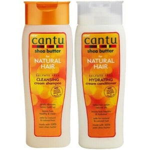 Cantu Shea Butter Cleansing Cream Pflege Shampoo + Hydrating Cream Conditioner