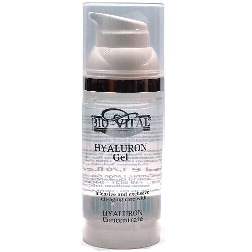 BIO-VITAL Hyaluron Säure Konzentrat Gel AntiAging Falten Creme Made Germany 50ml