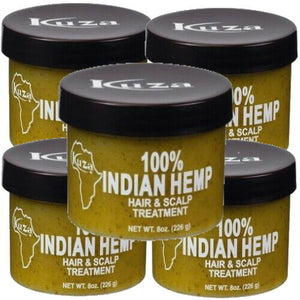 Kuza 100% Indian Hemp Indische Hanf Hair & Scalp Treatment Haarkur 226g 5er Pack