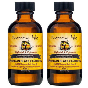 Sunny Isle Jamaican Black Castor Oil Original schwarze Rizinusöl 118ml 2er Pack
