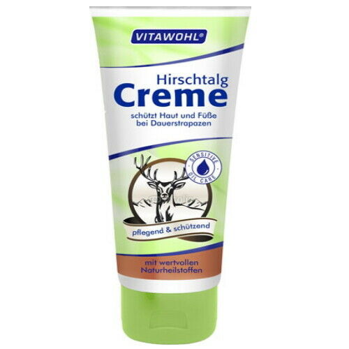Vitawohl Hirschtalg Creme Schützt Haut und Füße bei Dauerstrapazen 100ml