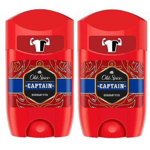 Old Spice CAPTAIN Deodorant Stick -Deostick 50ml 2er Pack