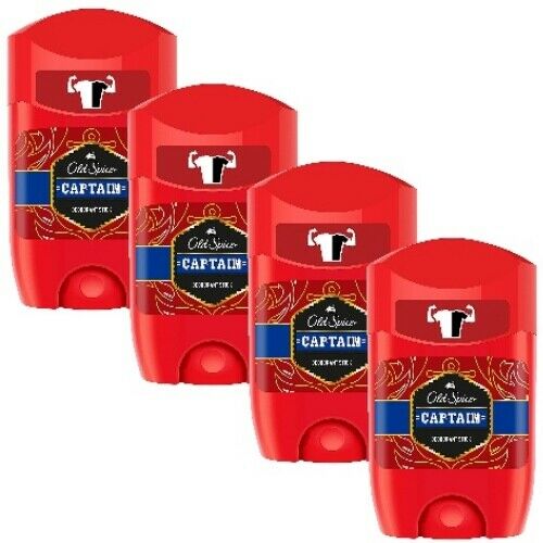 Old Spice CAPTAIN Deodorant Stick - Deostick 50ml 4er Pack
