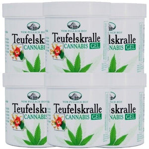 Teufelskralle Cannabis Gel Balsam Sport Reflexmassage Gelenkgel Pullach 250ml 6x