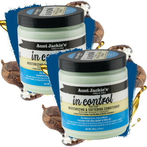 Aunt Jackie's Curls & Coils Control Moisturizing Softening Conditioner 426g 2x