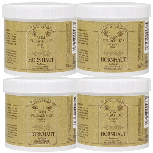 Callus Balm 500ml Quality From Pullach Hof Foot Care Foot Cream 4 Pack