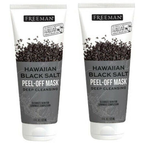 Freeman Peel-off Mask Hawaiian Black Salt Maske Große Tube 175ml 2x