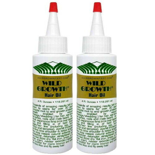 Wild Growth Hair Oil Wildwachstums-Haaröl Haarpflege 118ml 2er Pack