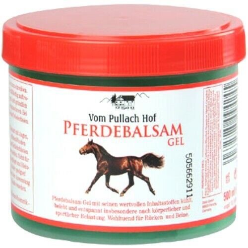 Horse Balm from Pullach Hof Horse Ointment, Horse Gel Cools and Relaxes 500ml
